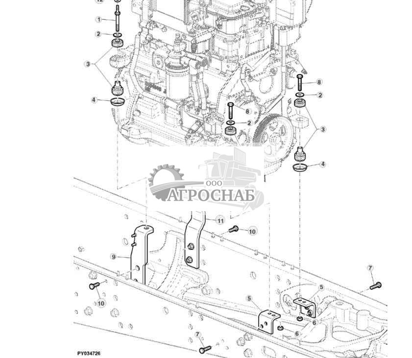 ПОДВЕСКА ДВИГАТЕЛЯ 